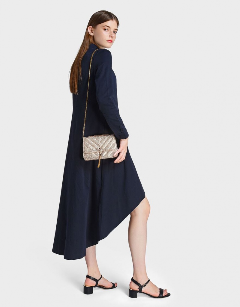 σανδαλια με τακουνι Charles And Keith Open-toe μαυρα | 13092-DMNZ