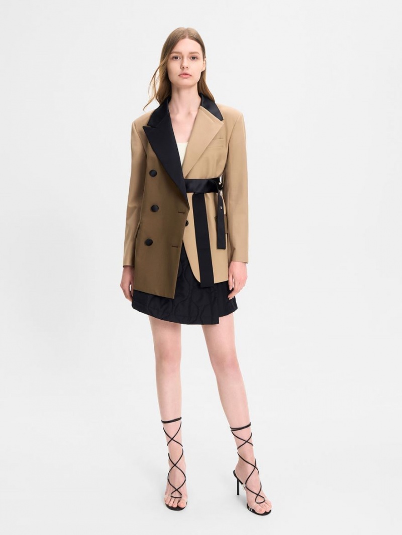 σανδαλια με τακουνι Charles And Keith Tie-Around μαυρα | 02734-BWCZ