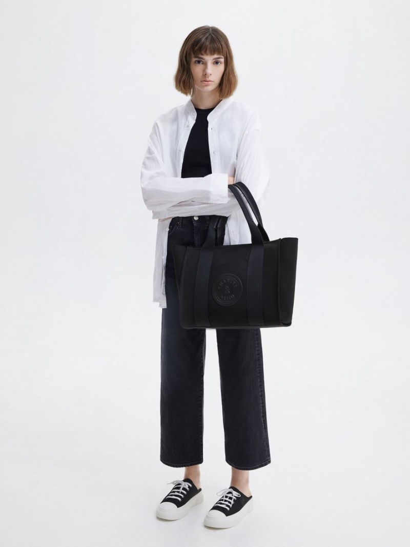Αθλητικα Παπουτσια χωρισ Κορδονια Charles And Keith Kay καμβα μαυρα | 14860-VFLD