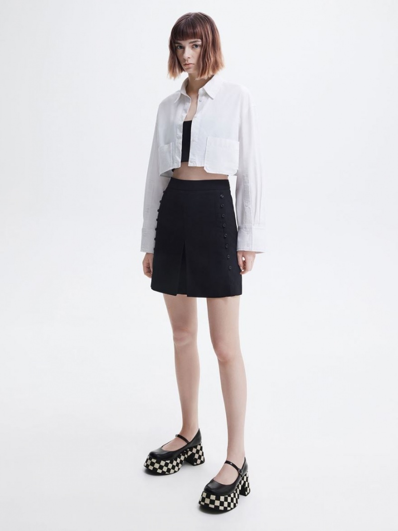 παπουτσια mary jane Charles And Keith Checkered flatforms Πολύχρωμο | 23051-USNI
