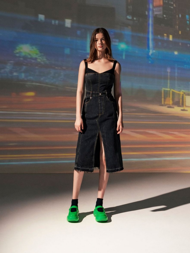 παπουτσια mary jane Charles And Keith Roony λουστρινι πρασινο | 93241-BYXL