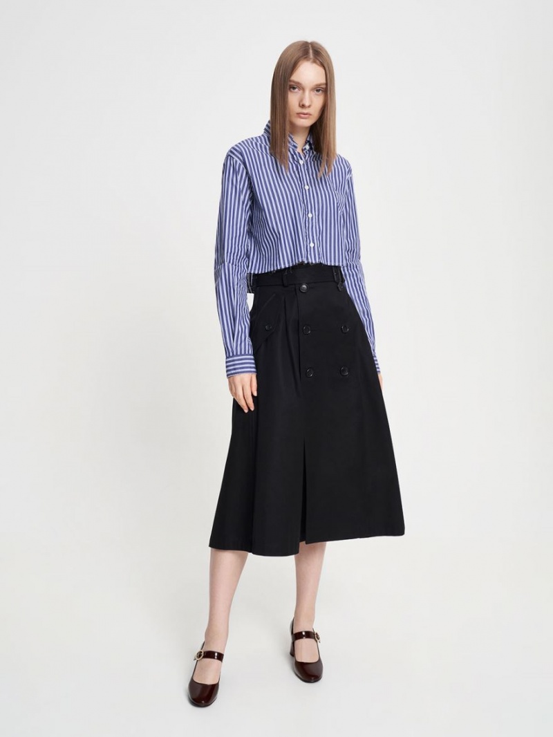 παπουτσια mary jane Charles And Keith λουστρινι Cylindrical Block Heel μπορντο | 21085-QMEP