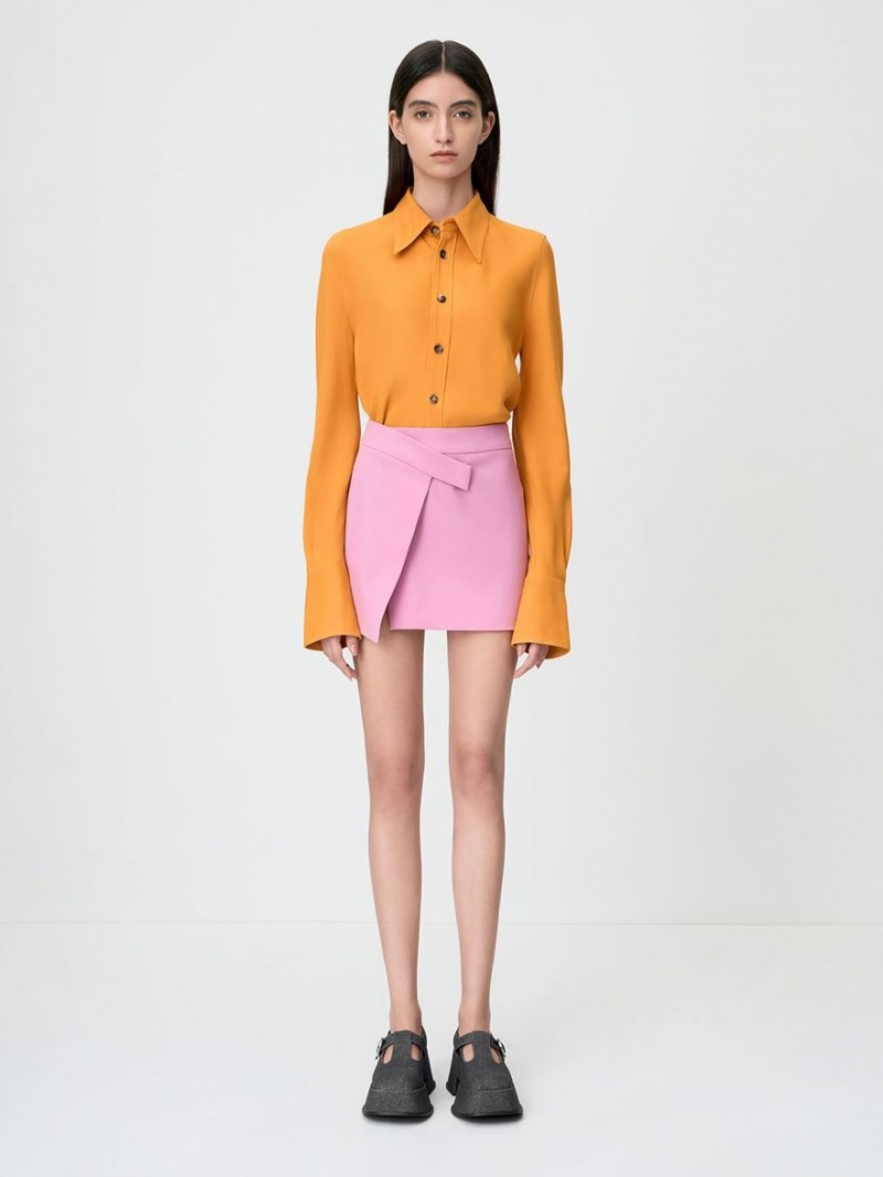 παπουτσια mary jane Charles And Keith flatforms T-Bar γκρι | 49537-FYKT
