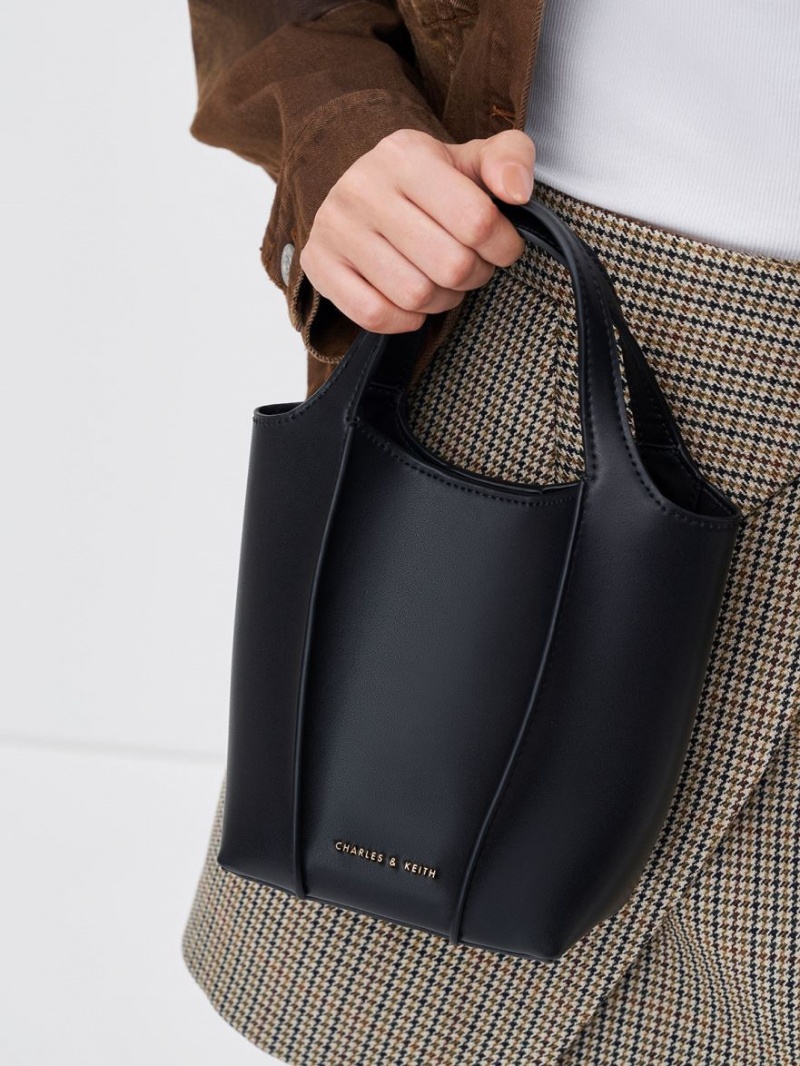 τσάντεσ tote Charles And Keith Arlys μαυρα | 48913-ZJPM