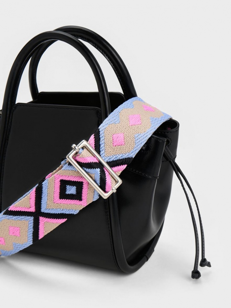 τσάντεσ tote Charles And Keith Ashby Slouchy μαυρα | 95803-BISV