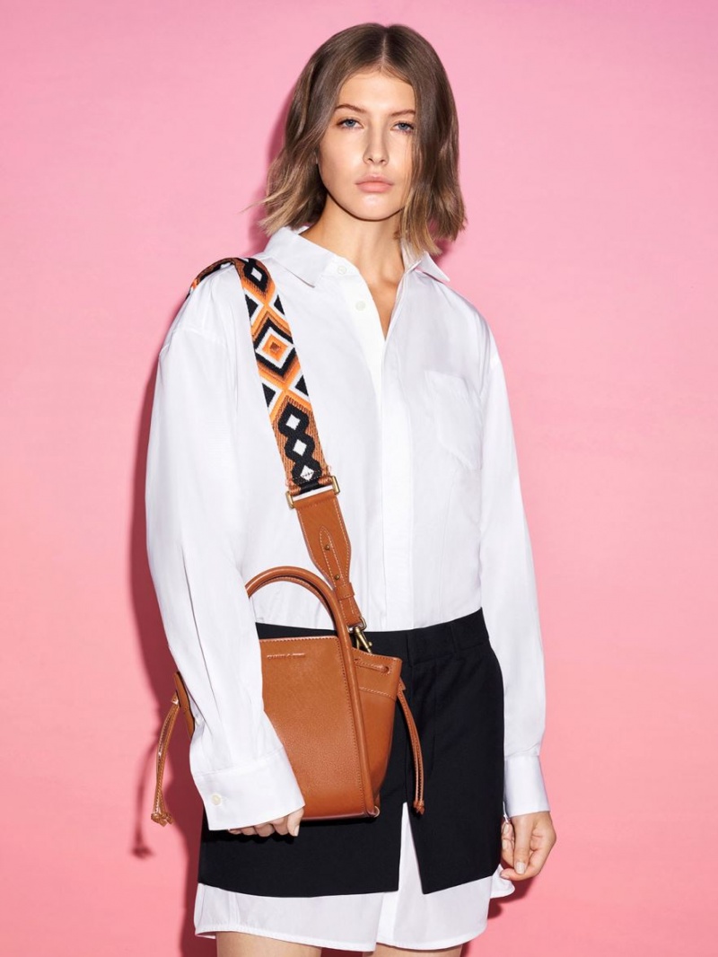 τσάντεσ tote Charles And Keith Ashby Slouchy καφε | 54107-HTJL
