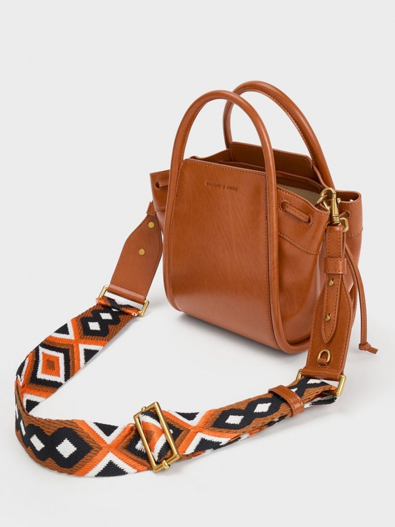 τσάντεσ tote Charles And Keith Ashby Slouchy καφε | 54107-HTJL