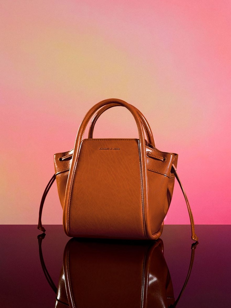 τσάντεσ tote Charles And Keith Ashby Slouchy καφε | 54107-HTJL