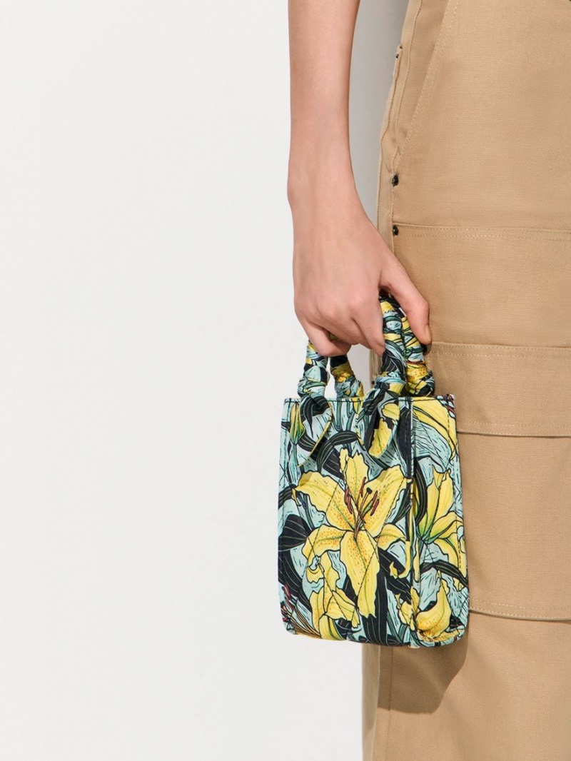 τσάντεσ tote Charles And Keith Botanical Print Fabric Πολύχρωμο | 63875-WACK