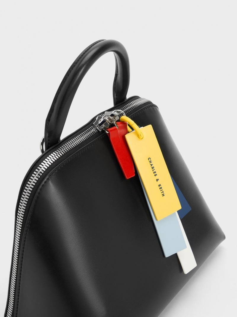 τσάντεσ tote Charles And Keith Cockade Bowling μαυρα | 06395-VNDB