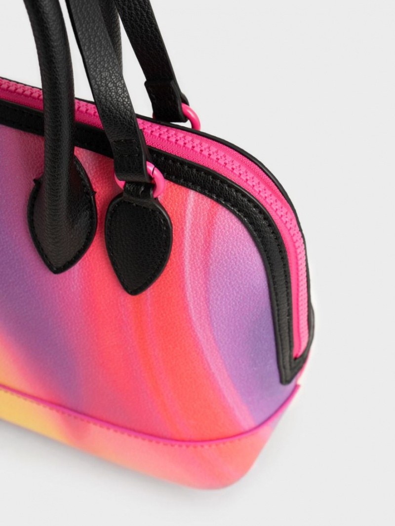 τσάντεσ tote Charles And Keith Harmonee Four Handle Πολύχρωμο | 41608-UGRE