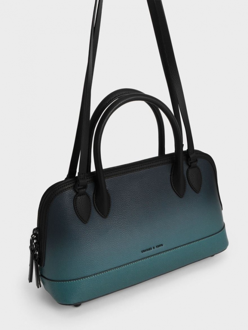 τσάντεσ tote Charles And Keith Harmonee Four Handle πρασινο | 40871-BVDA