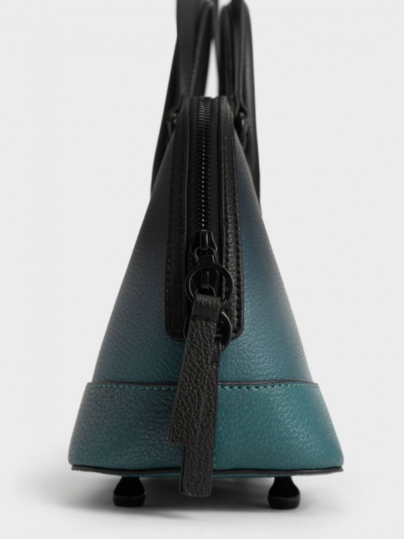 τσάντεσ tote Charles And Keith Harmonee Four Handle πρασινο | 40871-BVDA