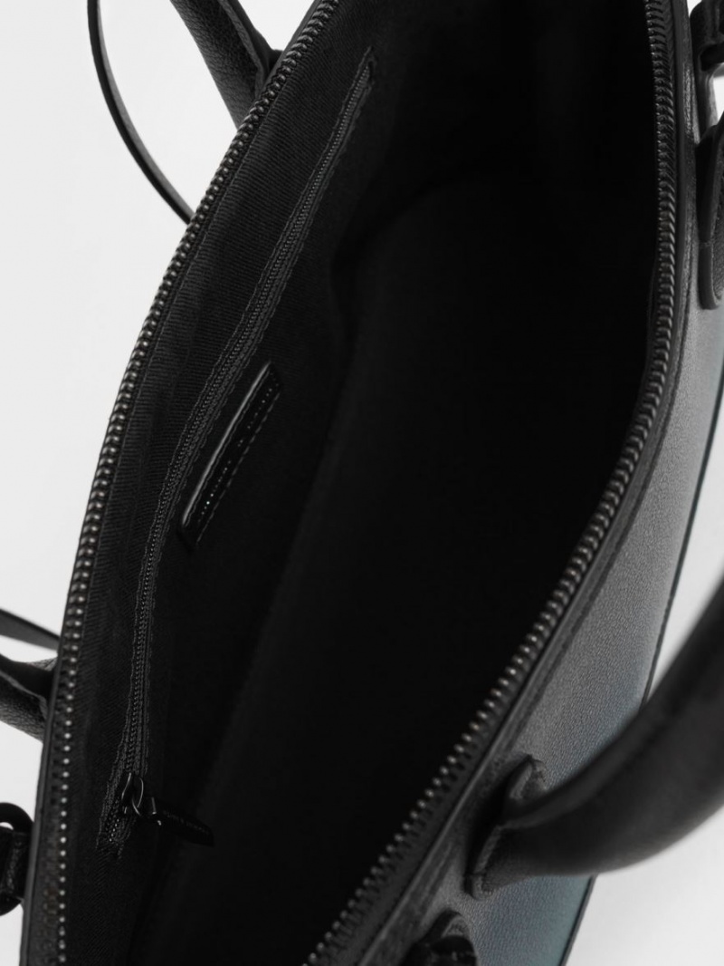 τσάντεσ tote Charles And Keith Harmonee Four Handle πρασινο | 40871-BVDA