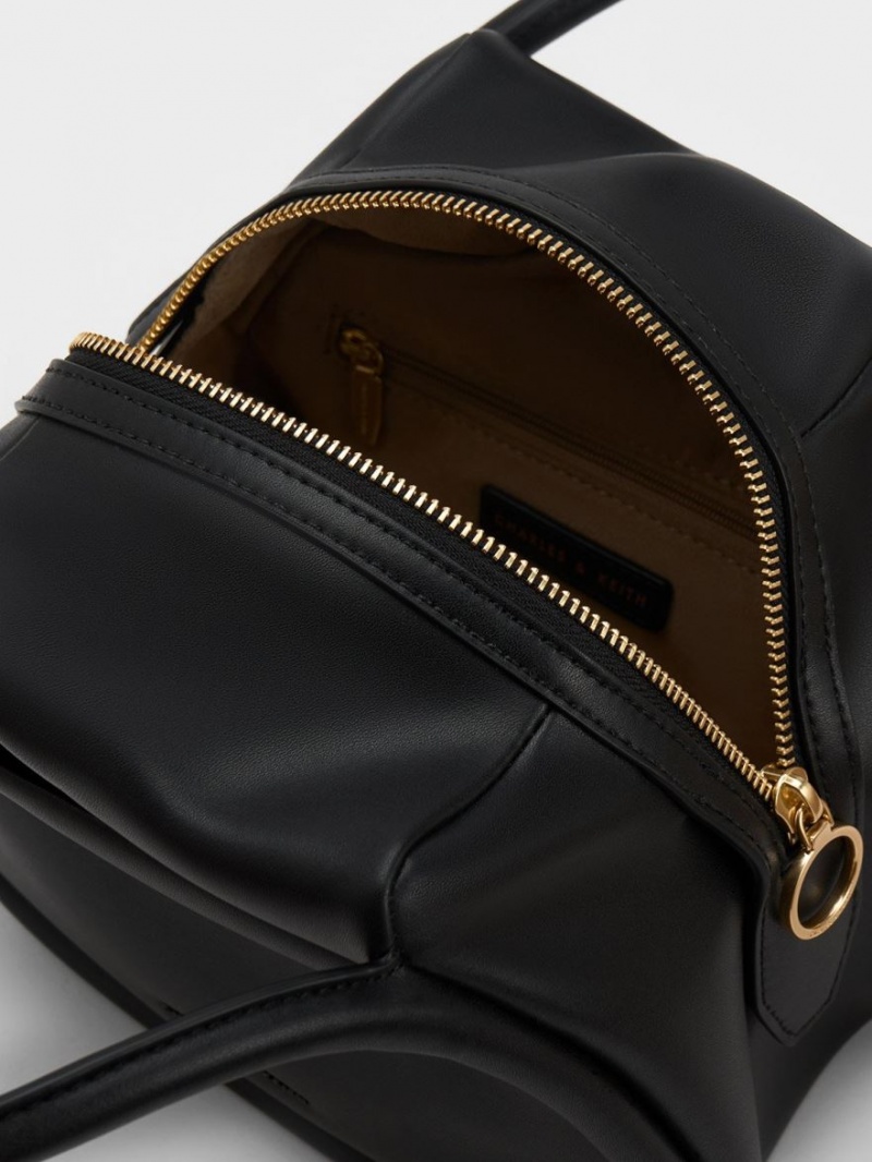 τσάντεσ tote Charles And Keith Lara Geometric μαυρα | 27014-RWAC