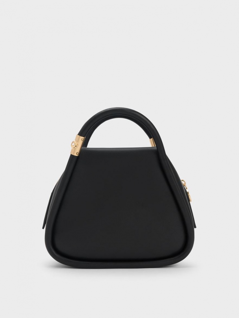 τσάντεσ tote Charles And Keith Lara Geometric μαυρα | 27014-RWAC