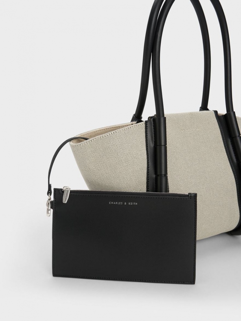 τσάντεσ tote Charles And Keith Machina καμβα μεντα | 92604-WGYX