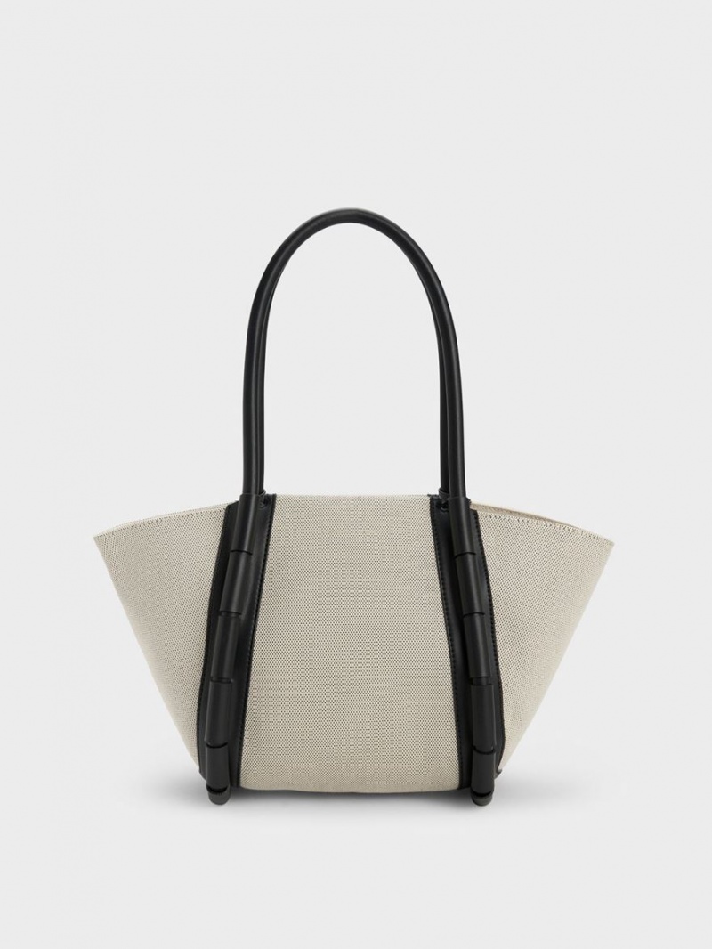 τσάντεσ tote Charles And Keith Machina καμβα μεντα | 92604-WGYX