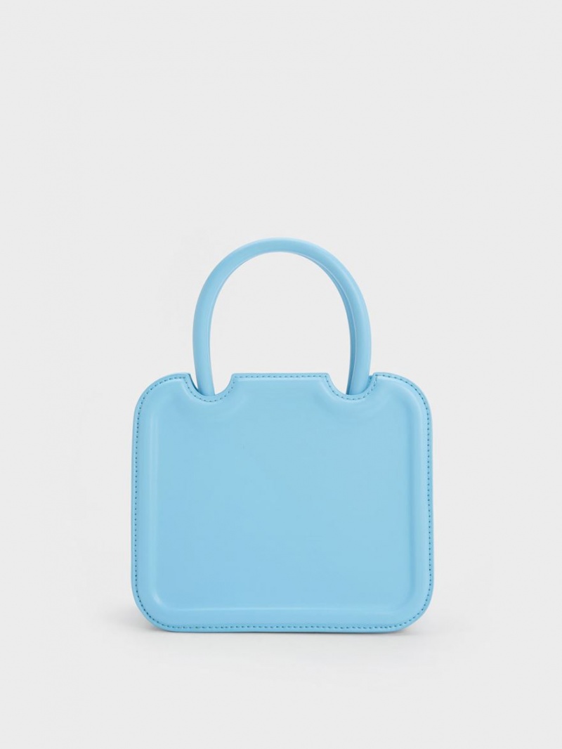 τσάντεσ tote Charles And Keith Perline Sculptural ανοιχτο μπλε | 63927-CGPI