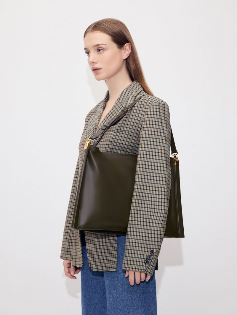 τσάντεσ tote Charles And Keith Ridley Slouchy μαυρα | 79803-YNSD