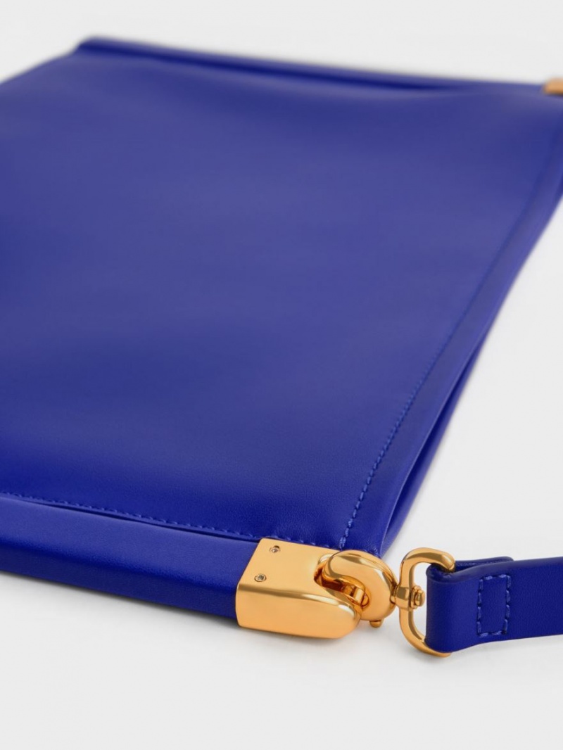 τσάντεσ tote Charles And Keith Ridley Slouchy μπλε | 72680-LGJR