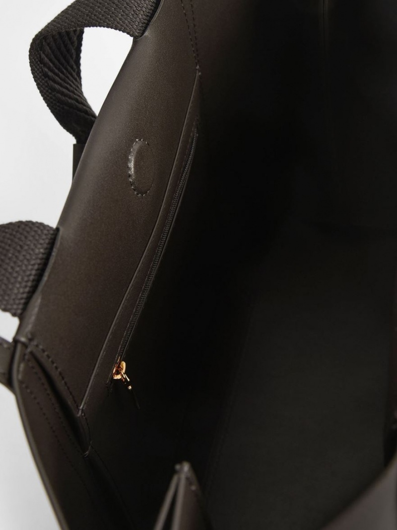 τσάντεσ tote Charles And Keith Shalia μαυρα | 85437-RTPY