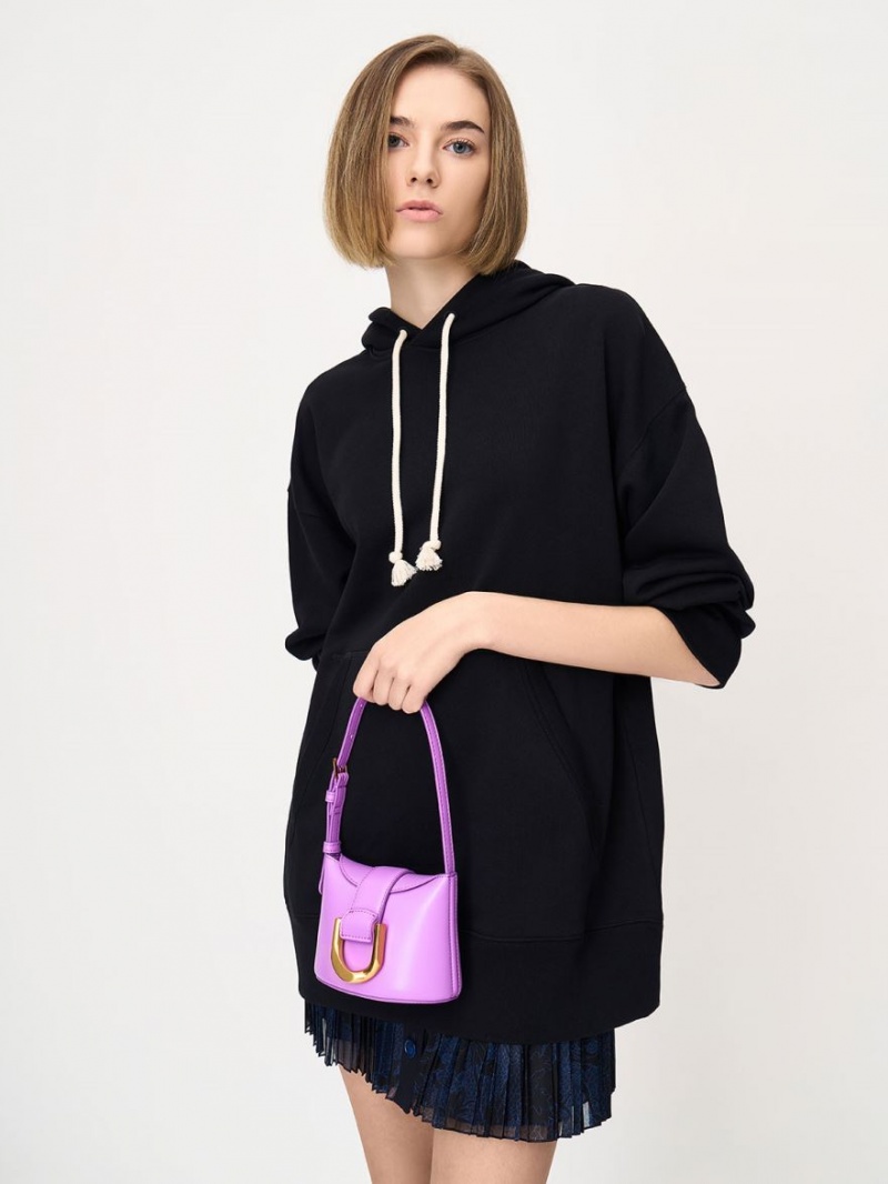 bucket bags Charles And Keith Gabine μωβ | 30149-XSMH