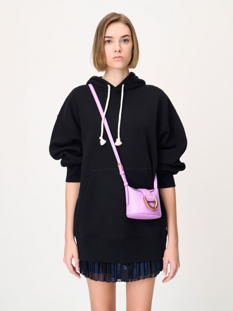 bucket bags Charles And Keith Gabine μωβ | 30149-XSMH