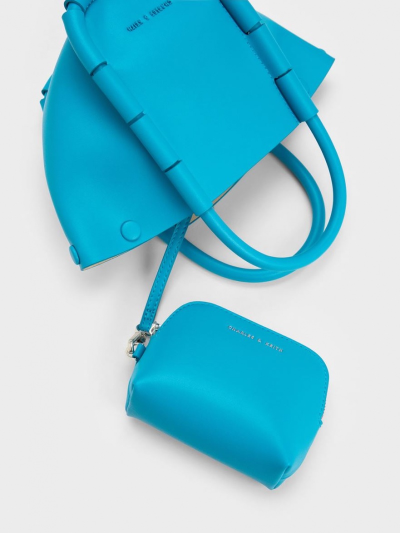 bucket bags Charles And Keith Machina τυρκουάζ | 43256-FEQO
