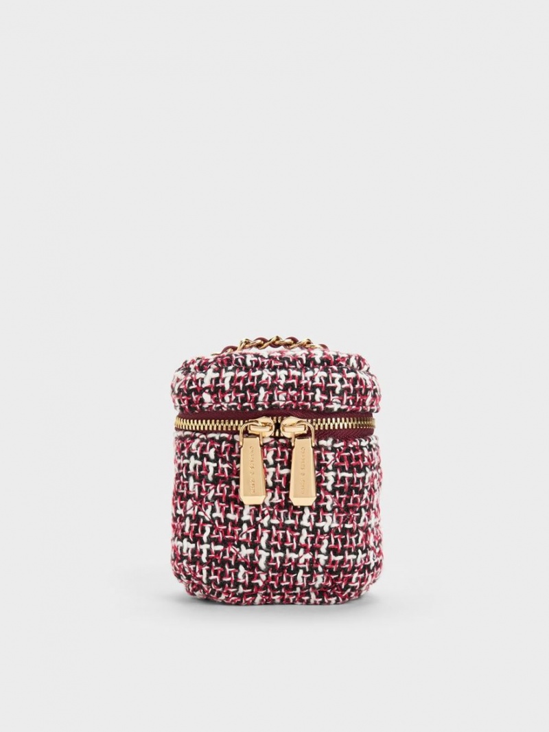 pouches Charles And Keith Micro Vanity μπορντο | 70634-KFWA
