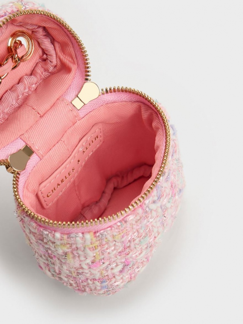 pouches Charles And Keith Micro Vanity ροζ | 15496-APCS
