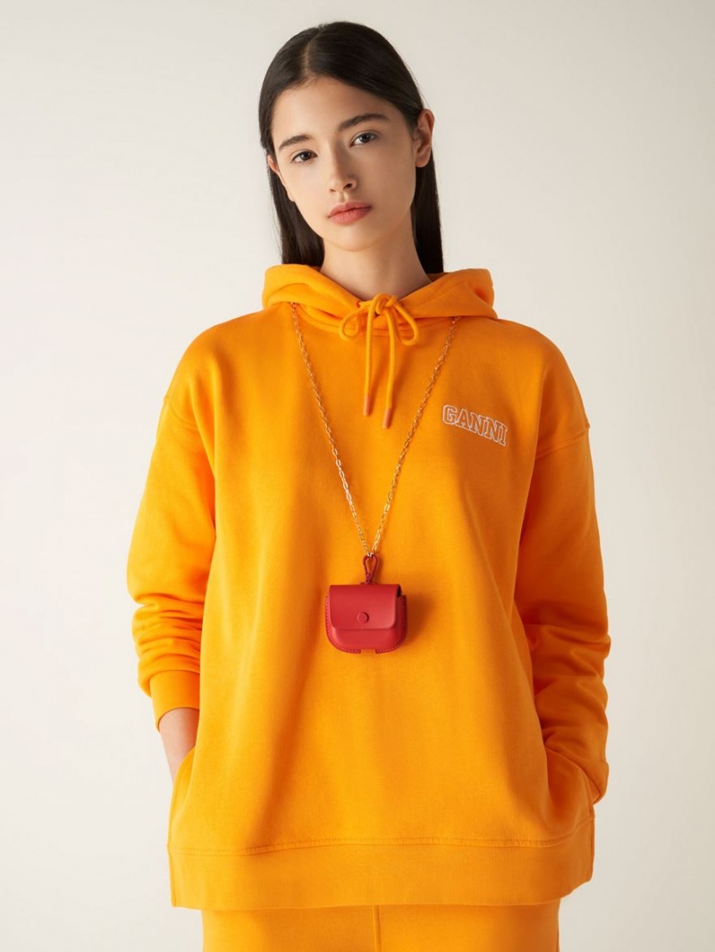 pouches Charles And Keith Mini AirPods κοκκινα | 59408-ZHGR